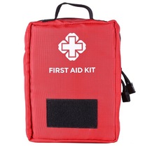 Outdoor sports multifunctional medical kit car tool storage bag first aid kit Universal running bag hanging bag Black