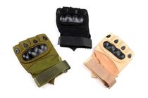 Military fans outdoor half-cut gloves Cycling fitness non-slip protective gloves Special forces tactical CS equipment shock absorption gloves