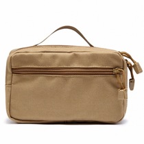 Outdoor sports Molle medical bag accessory bag nylon waterproof multifunctional running bag hanging bag storage bag Black