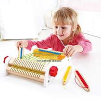 German brand my first loom house toy childrens carpentry textile cloth machine wood toy