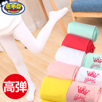 Girls stockings Spring and Autumn Summer Thin White Primary School Girls Pantyhose Leggings Socks Dance Socks