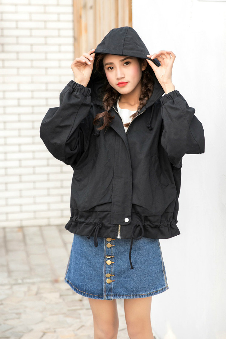 2019初春秋冬新款韩版百搭女装外套森系学生港味短款早春季宽松潮