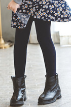 Girls leggings Spring and Autumn Childrens Wear Pants in the big childrens wool outside the girls stretch pants thin