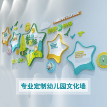 Kindergarten culture wall design custom school campus garden concept Corridor cultural publicity exhibition board decoration layout