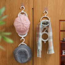 Japan import hanging hat containing deity Dormitory Wardrobe Bag wrap scarf finishing wall-hanging frame home door rear hook