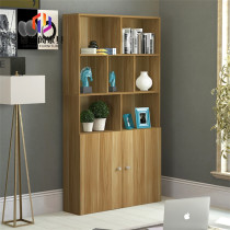 Brief SIMPLE BOOKCASE BOOKCASE FREE COMBINED SHELF STORAGE CABINET CABINET LOCKER ROOM WITH DOOR CABINET