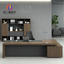 Office Furniture Boss Table Minimalist Modern President Table Desk Chair Composition Large Bandae Supervisor Manager Table Atmosphere