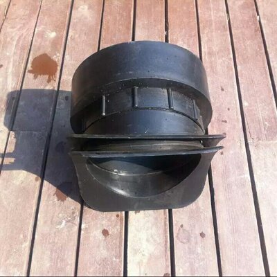 塑料检查井马鞍接头pvc160 马鞍接头110塑料检查井配件黑色白色