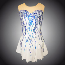 (Zeyi custom) Childrens womens figure skating suit competition suit skating skirt performance suit support to customize