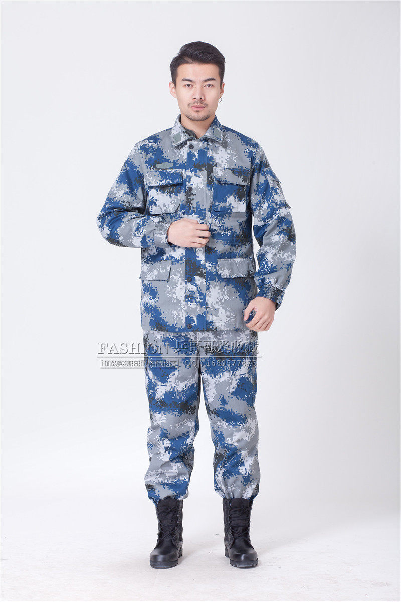 正品包邮空军夏季迷彩服 城市冬季迷彩作训服 冬夏体能训练服套装