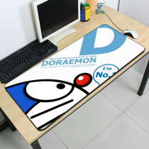 Oversized Doraemon mouse pad Cute desk mat Oversized desktop mat cartoon thickened keyboard mat