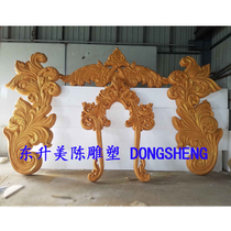 European pattern mirror frame photo frame Roman column foam sculpture custom theme wedding stage set Factory Direct