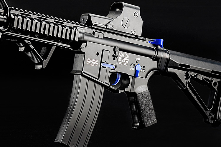 锦明浩威m4水弹枪金属贴纸斯泰迪五代下供弹金属字贴枪身字帖