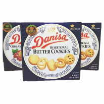 Casual snacks Crown Danish cookies 90g box casual pastry butter biscuits snacks