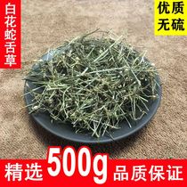 Wild White flower snake tongue grass Baihua snake tongue grass White flower tongue snake tongue grass Seasonal new herbs 500g Sold separately Half lotus