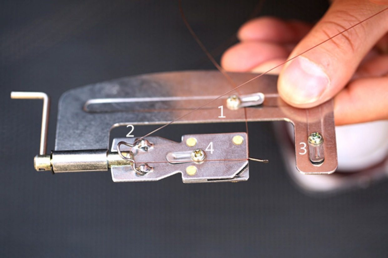 钓鱼绑钩器 手动小钩半自动鱼钩绑钩器栓钩 钓鱼神器 渔具小配件_双氙