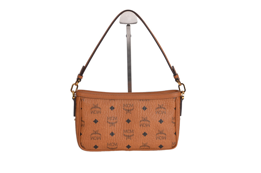 [9.8新]mcm 女士铆钉单肩斜跨包bp1703032