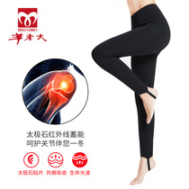 Goat Boss Lady Cotton Pants Northeast Wool Silk Pants Winter High-end Plus Suede Thickened Tai Chi Stone Energy Pants wk9214