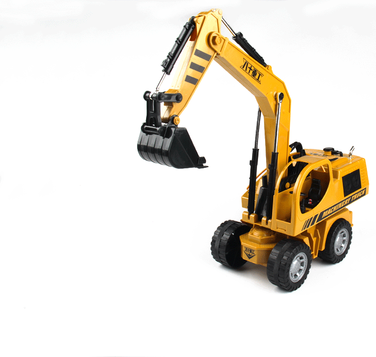 充电电动遥控挖掘机工程车推挖土机大号儿童礼物男孩玩具模型汽车_6折