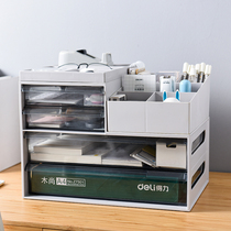 Office desk storage box Plastic drawer storage cabinet Office shelf supplies File storage finishing box