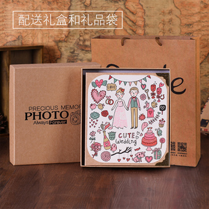 相册diy手工影集本创意情侣记录粘贴式自制宝宝儿童成长小纪念册