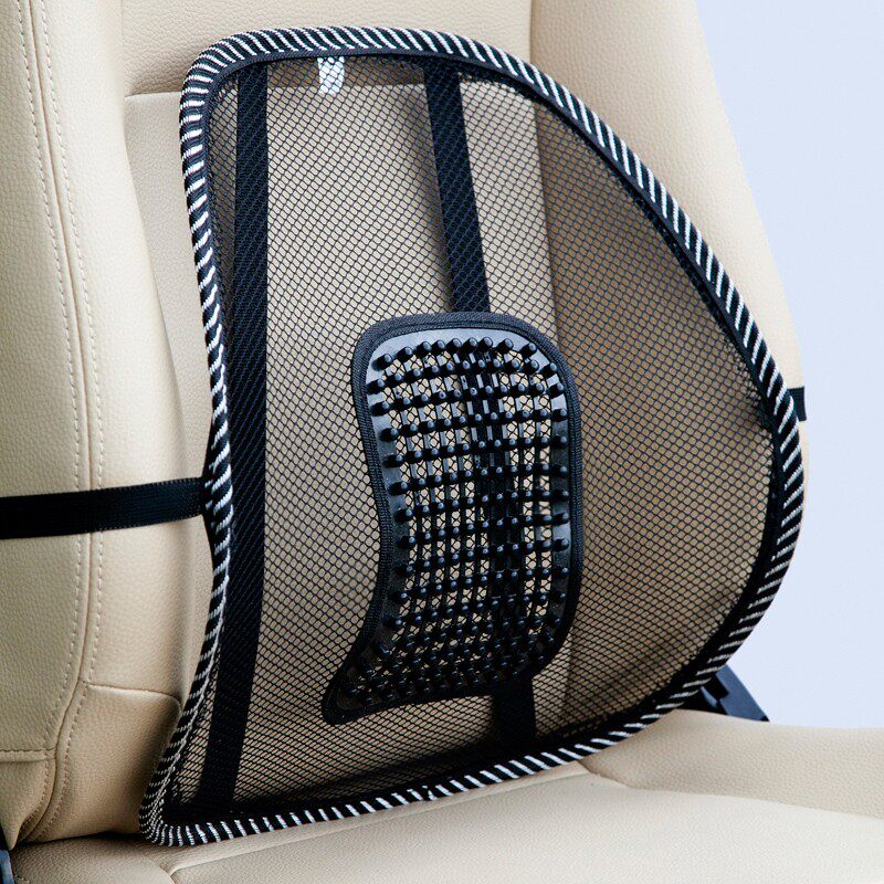 四季通用汽车内用品司机主驾驶员护腰垫腰靠背座椅背靠垫座位靠枕_7折