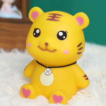 Small tiger deposit money pot 2022 new anti-fall child savings pot XII zodiac girl creative cute gift