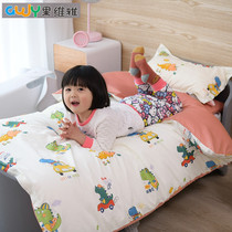 Kindergarten quilt Three sets of children nap special with core pure cotton baby covered in garden baby bed supplies