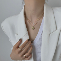 2021 New ins cold wind necklace female light luxury niche design sense choker simple accessories sweater chain