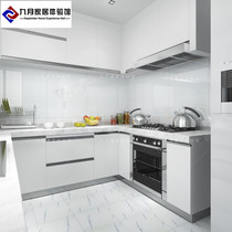 White stone wall tiles floor tiles 300x600 kitchen bathroom interior wall tiles balcony impermeable glazed tiles