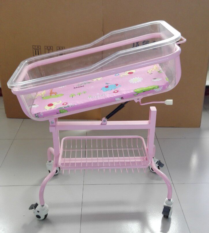 abs豪华升降婴儿床可医院用婴儿推车母婴月子会所中心医用婴儿车