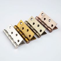 Stainless steel casement hinges bedroom wooden door hinges hardware folding accessories 45-inch thick folding lotus leaf