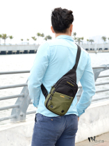 Hong Kong VOLUNTEER chest bag male Korean version casual mens buns bag single shoulder satchel 2020 new sports backpack