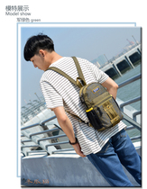Warrendil Casual Mens Chest Bag Sails Bag Backpack Brand New Single Shoulder Slanted Satchel Camouflated Riding Bag