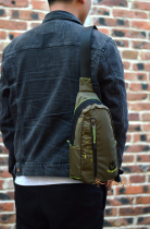 Warandil Chest Bag Men Canvas Han Edition Tide Skew Satchel Bag Oxford Bunbag Casual Sports Small Bag Mens Bag