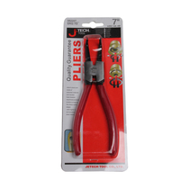 Jieke 7 inch retainer pliers Straight outer straight inner curved inner curved outer multifunctional snap ring pliers Retainer pliers Retaining ring pliers