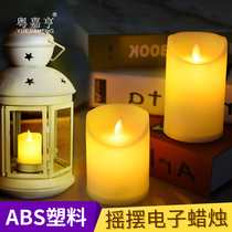 LED electronic candle light simulation plastic fake candle wedding confession proposal birthday lead street lamp creative candle