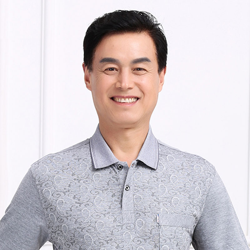 真发假发男中老年真人发丝男士假发帅气逼真老年男性假发自然短发