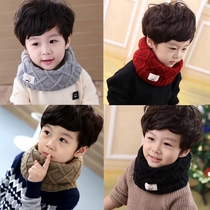 Autumn and winter Korean childrens scarf male baby collar girl collar child winter warm wool scarf tide