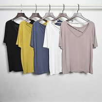 Dance Costume Women Adult Short Sleeve T-shirt Sky Sexy Modern Jazz Latin Classic Dance Kung Fu Performance Costume