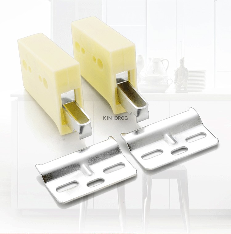 橱柜吊码挂码重型吊柜吊码橱柜吊柜挂件固定吊码明装塑料米黄色