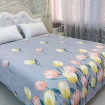 Sheets are not easy to wrinkle pure cotton twill thickened dual-purpose cotton 100%single-sided close-fitting sleeping single tatami mat