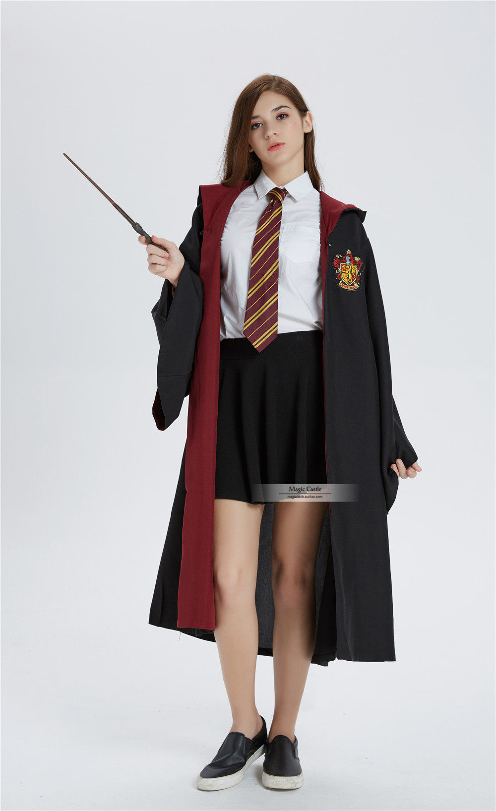 哈利波特 周边校服巫师袍 斗篷格兰芬多斯莱特林狮院cos魔法袍