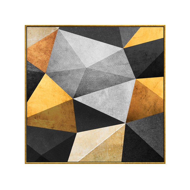 北欧抽象几何装饰画现代简约客厅过道玄关挂画酒店样板房走廊壁画