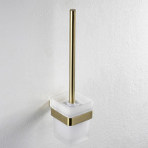 German drawing gold toilet brush toilet Cup toilet brush 304 stainless steel bathroom hardware pendant