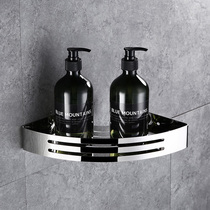 304 stainless steel single-layer triangle basket toilet corner frame storage wall-mounted shower room rack bathroom hardware
