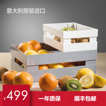 Italian original Loaded Import Retro containing box Multi-shelf Kitchen Disposal containing box Stackable files