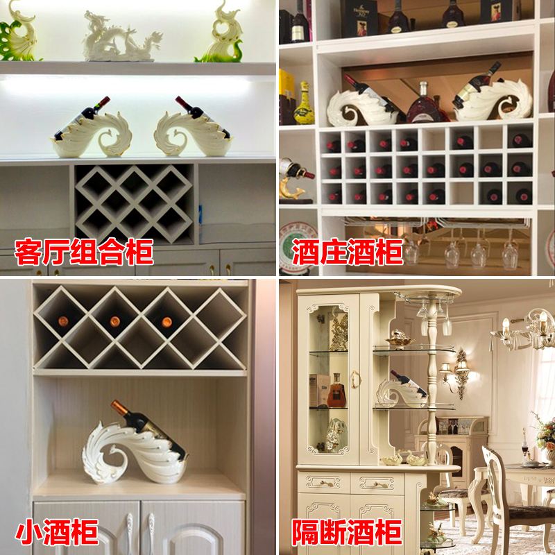 European wine accessories creative I household ceramic table wine rack sitting room place version into gifts