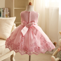 Princess girl childrens dress foreign style puffy gauze skirt dress summer summer little girl 2021 New