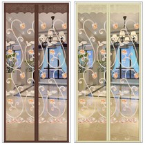 Magic sticker anti-mosquito door curtain bedroom mute magnetic encryption Home yarn door sand window screen window screen self-adhesive type ventilation